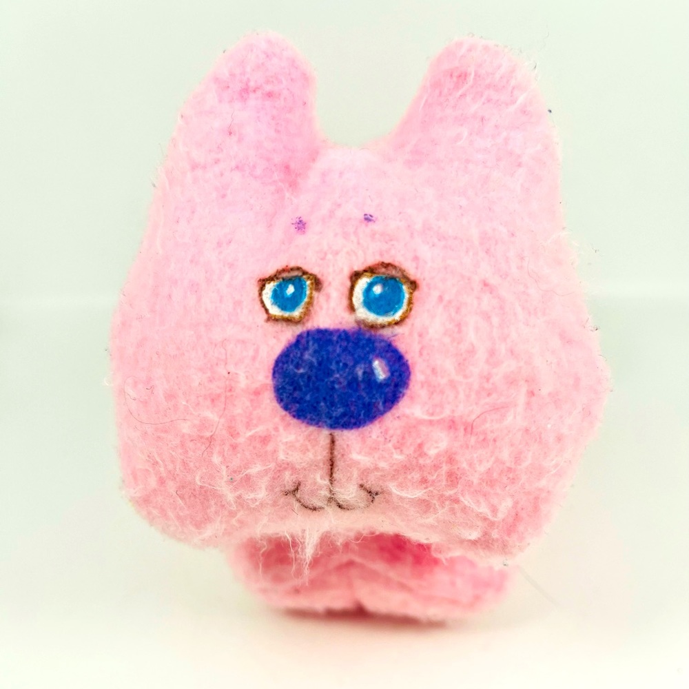 Bugleberries Bitty The Kitty Cat Plush Pink 1986 Graymont Stuffed Animal Toy VTG